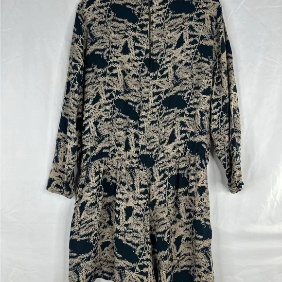 LUCKY BRAND | Women’s Emerald Green Fern Printed Romper | Size S - Picture 3 of 4